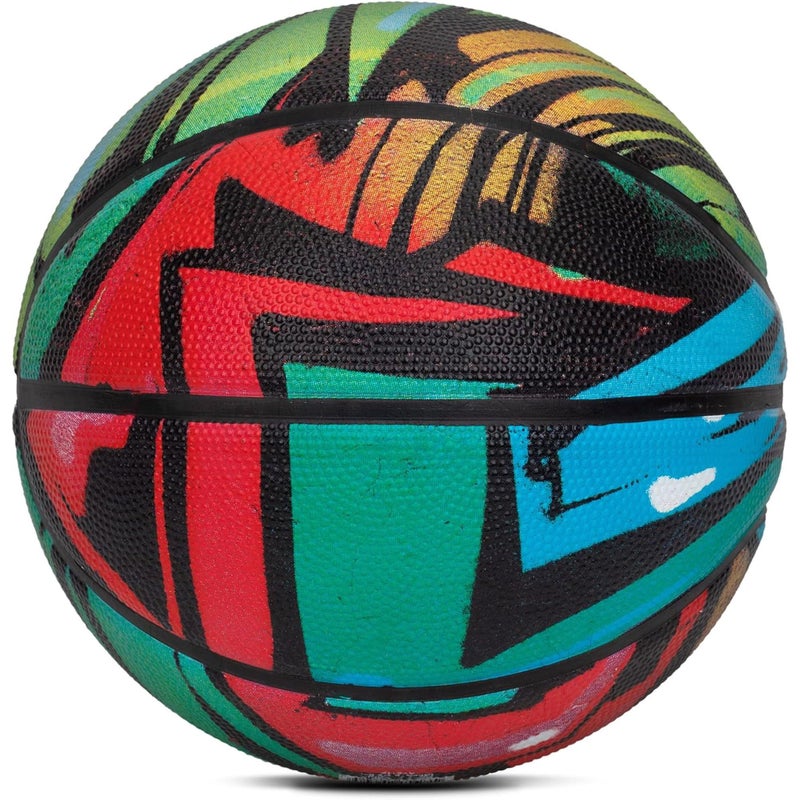 AND1 Chaos Basketball: Official Regulation Size 7 (29.5 inches) Rubber - Deep Channel Construction Streetball, Made for Indoor Outdoor Basketball Games - Image 2